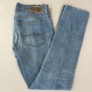 Ralph Lauren Denim Supply (MEAS. 34x33) Tapered Straight Washed Jeans